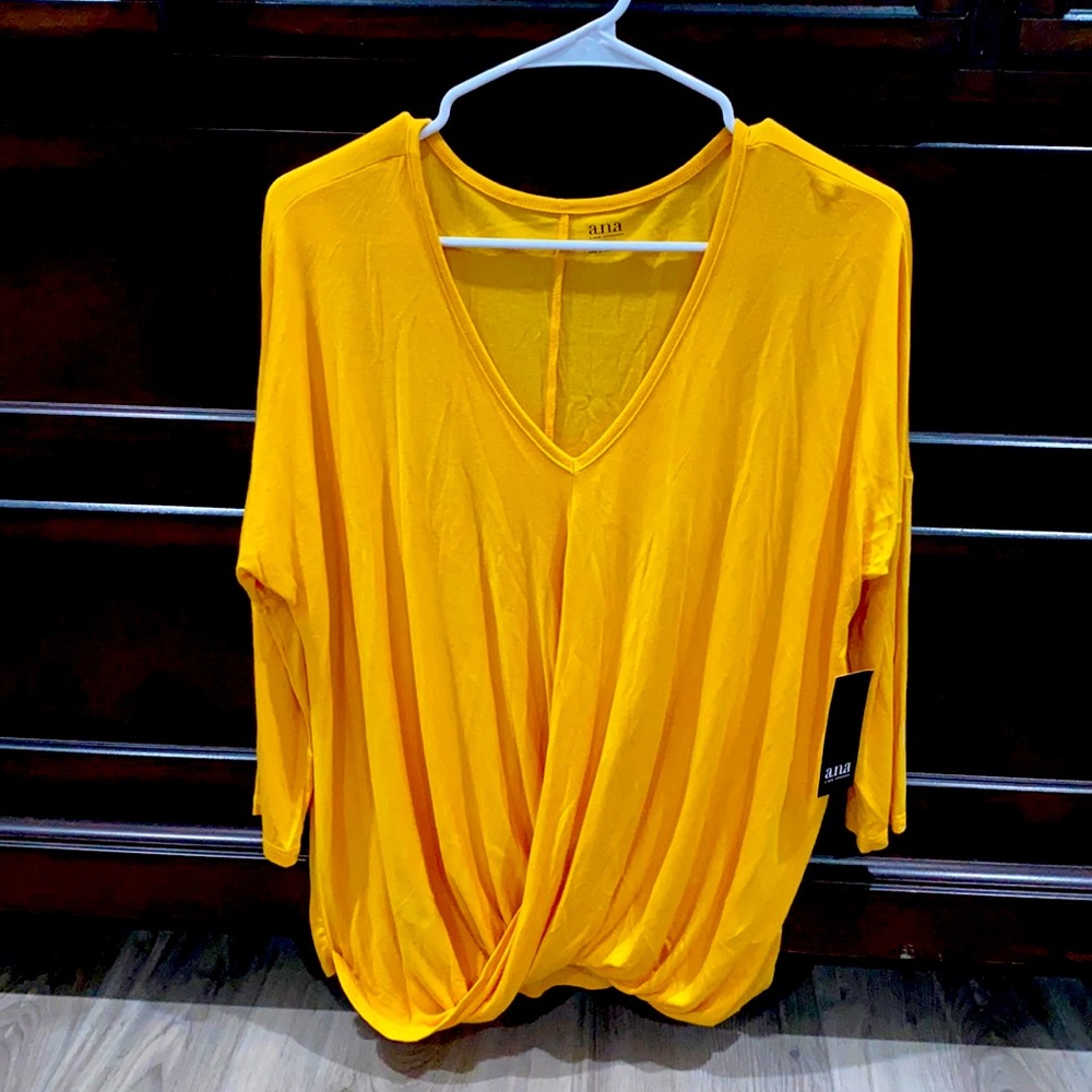 a.n.a Yellow Blouse